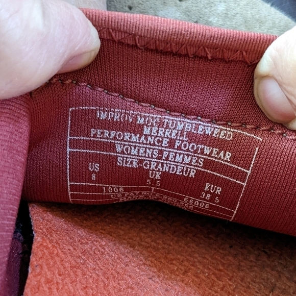 Merrell Improv Moc Tumbleweed Slip On Hiking Shoes, Size 8 EUC - Picture 2 of 6